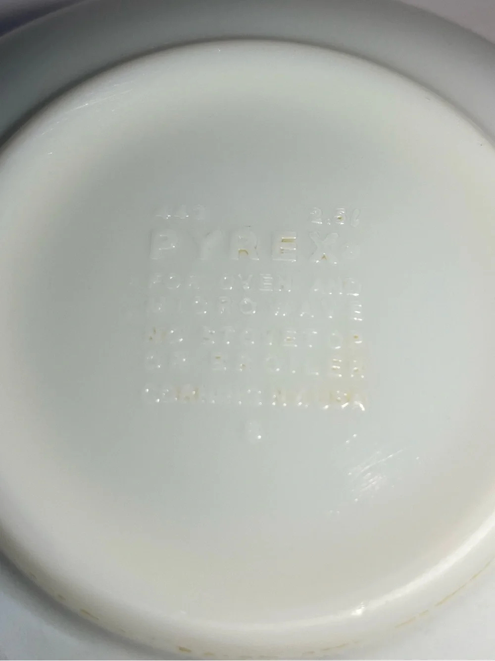 Pyrex blue collectors from